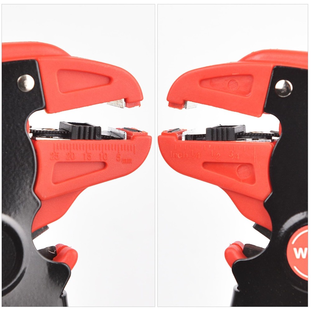 WGGE Automatic Wire Stripper and Cutter, 2 IN 1 Red/ Black