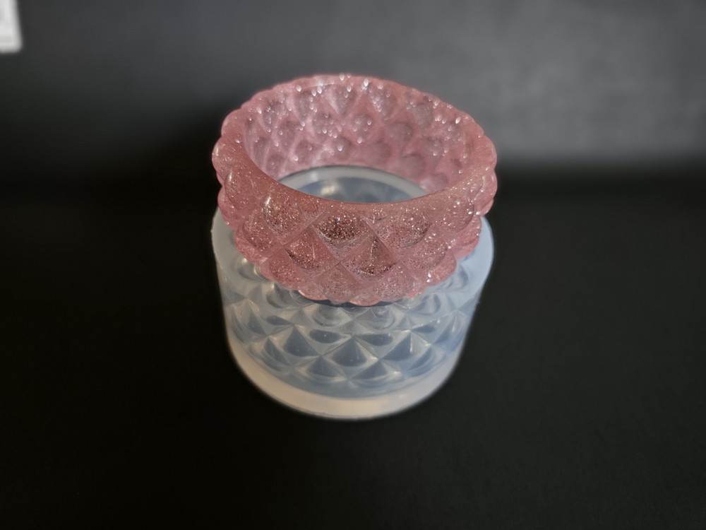 BRACELET CLEAR SILICONE MOLD, UNIQUE CRYSTAL PATTERNS BRACELET