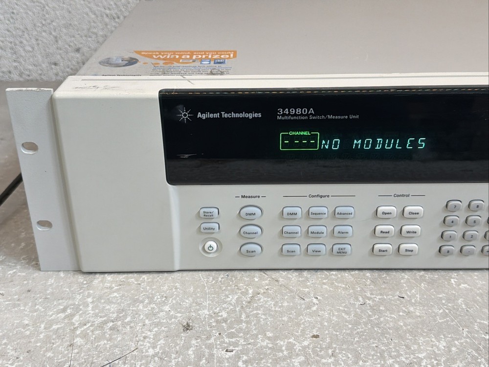 Agilent 34980A Multifunction Switch / Measure Unit Mainframe