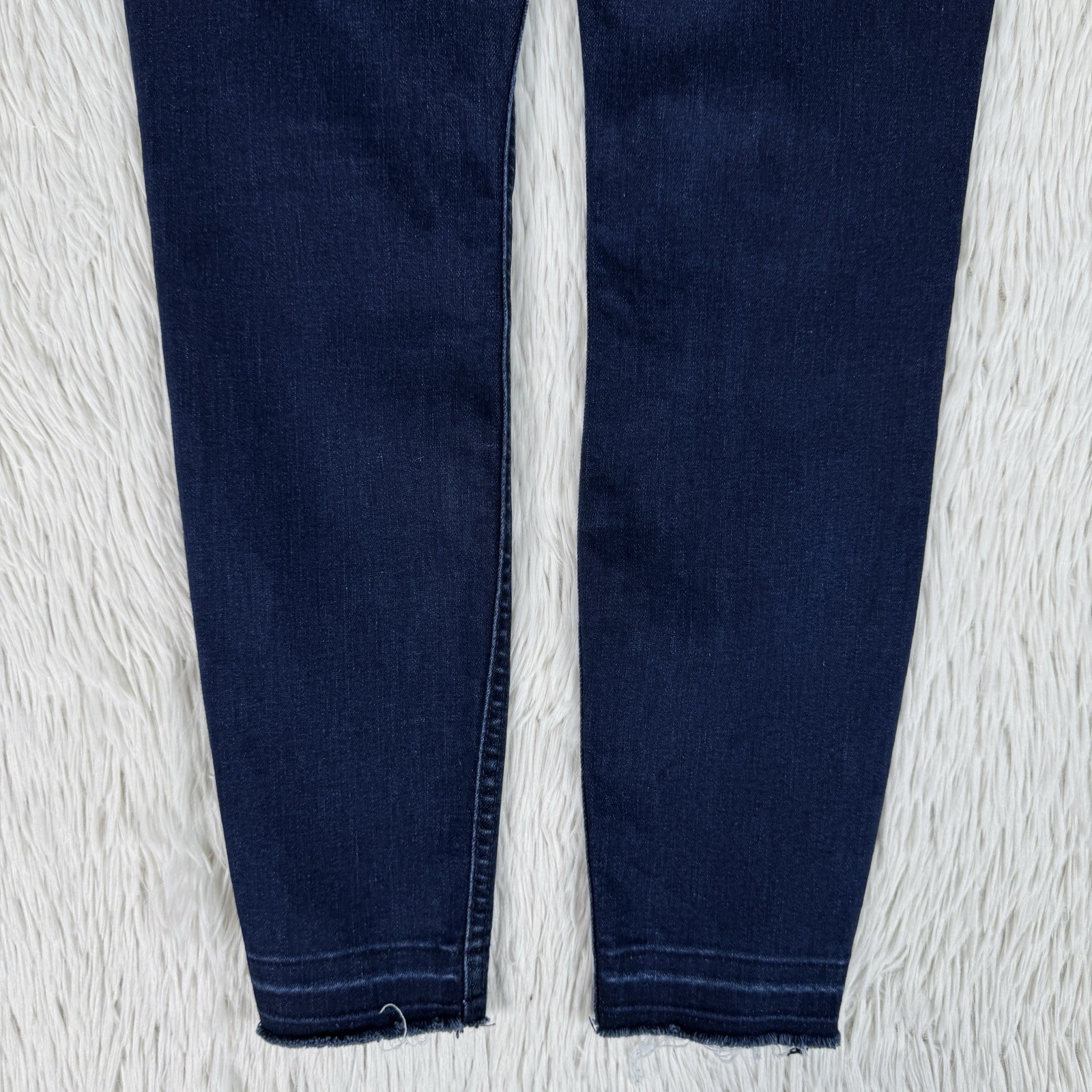 7 For All Mankind Gwenevere Dark Wash High Waist Ankle Denim Jeans Women's 26