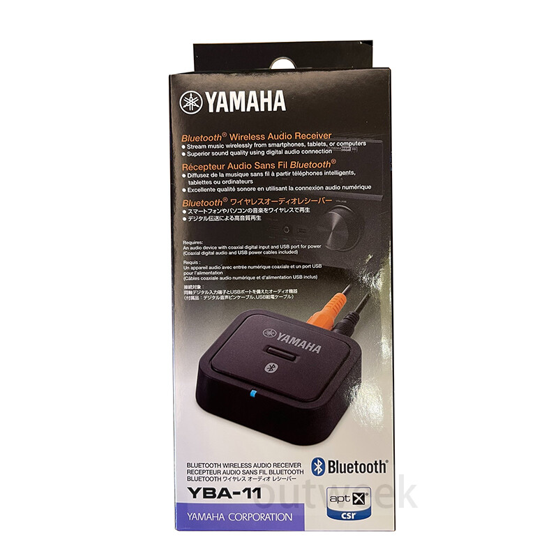 Yamaha YBA-11 Bluetooth Audio Receiver Adapter - NEW, Black