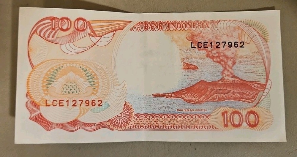 1992 Indonesia 100 Rupiah Note