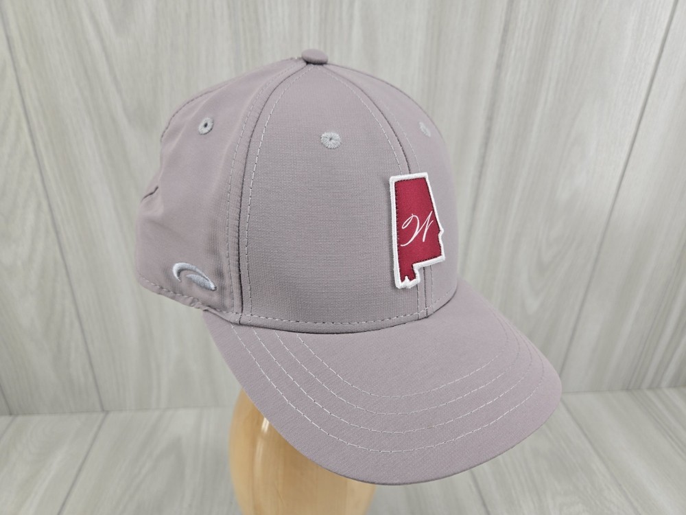 Pukka Alabama State Logo Gray Adjustable Baseball Cap Hat