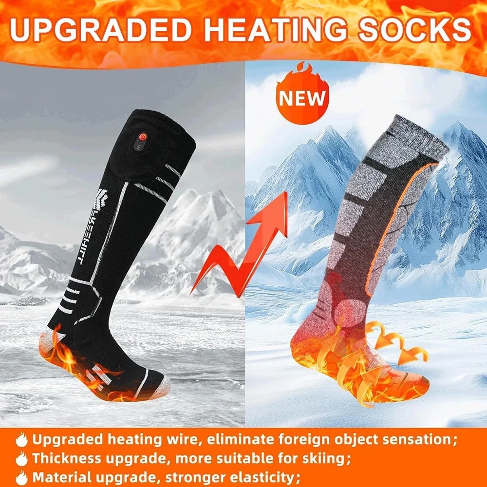 Electric Heated Gloves Rechargeable Battery / Electric USB Heated Socks USA