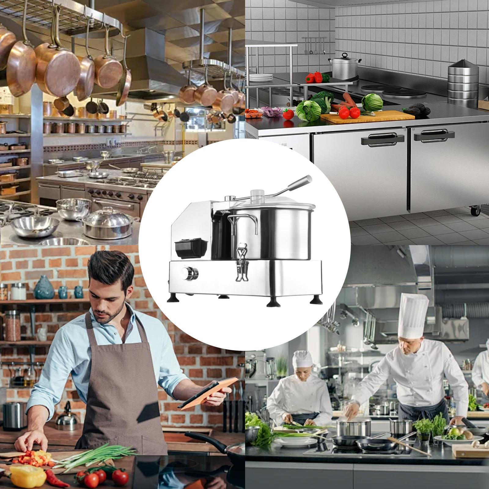 1500W Commercial Food Processor Stainless Steel Electric Vegetable Meat Chopper