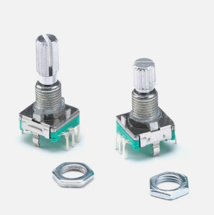 EC11 Plum Blossom Handle Half Shaft Handle Encoder Switch Digital Potentiometer