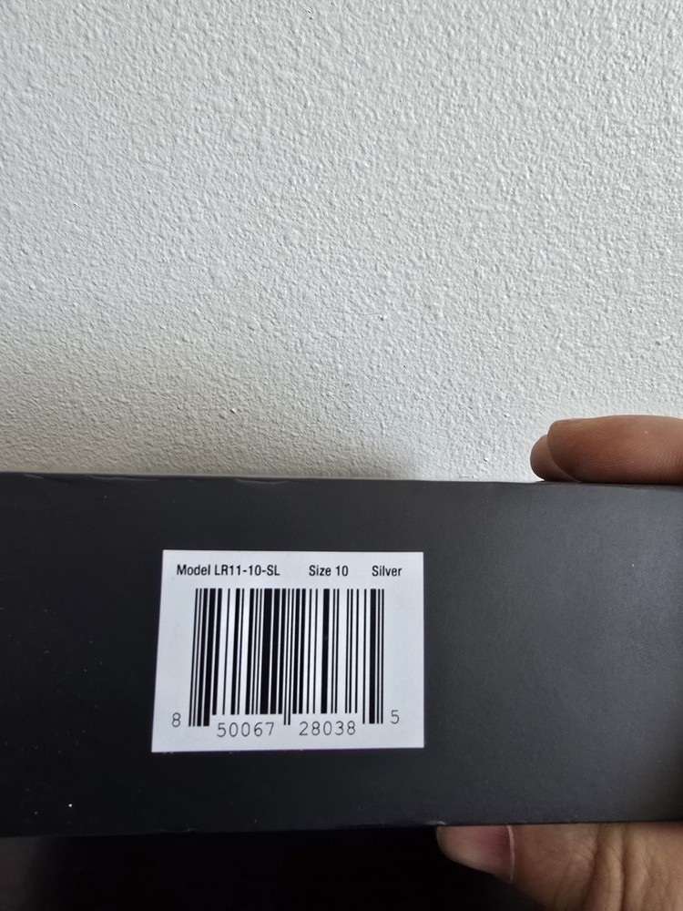 YOR LR11-10-SL Smart Ring Activity Tracker Silver Size 10