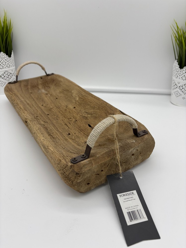 Carved Wood Tray