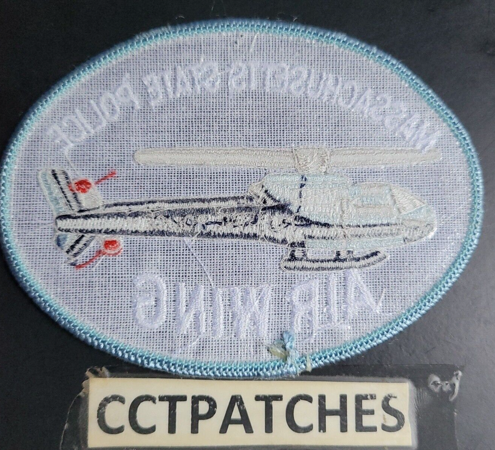 MASSACHUSETTS STATE POLICE AIR WING SHOULDER PATCH MA