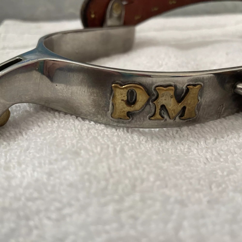 Top Hand Marked PM~Rodeo Spurs W/Straps