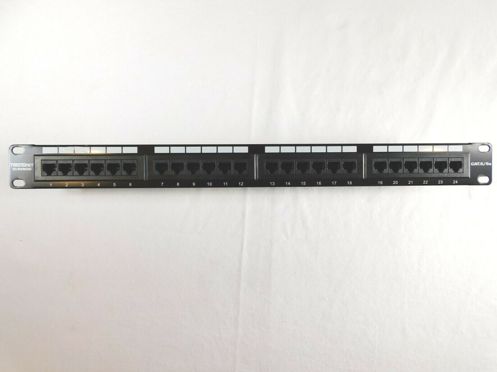 TC-P24C5E TRENDNET 24-Port Cat5e Unshielded Patch Panel