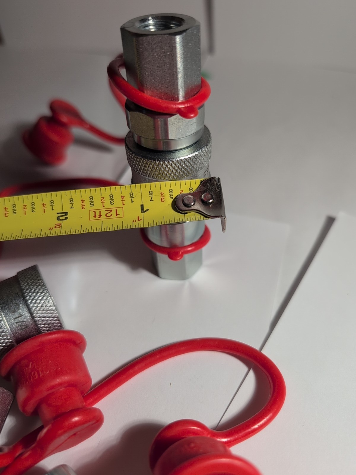 Chinese Mini Excavator Hydraulic Quick Connects Flat Face Set 1/4" For 2...