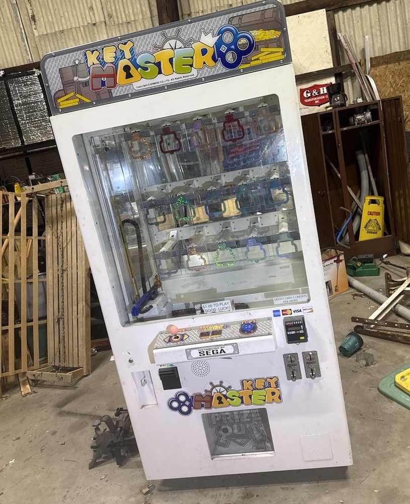 SEGA Key Master Arcade Machine with Card Reader and Bill Acceptor