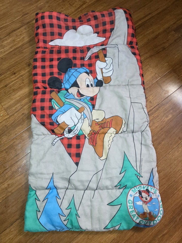 Mickey Mouse Kids Sleeping Bag - Used