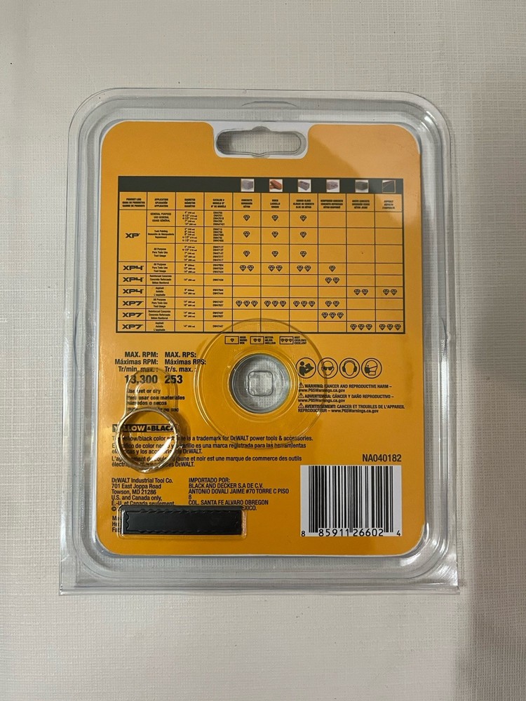 DeWalt (DW4740S) 4 1/2 Inch Segmented Diamond Blade
