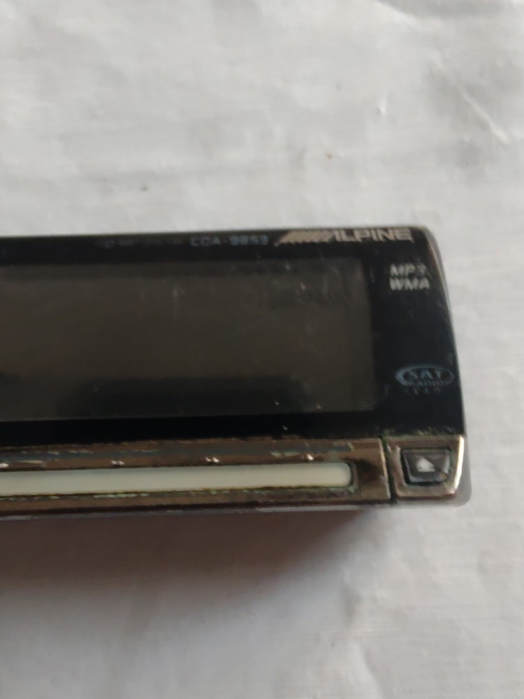 Alpine cda-9853 faceplate
