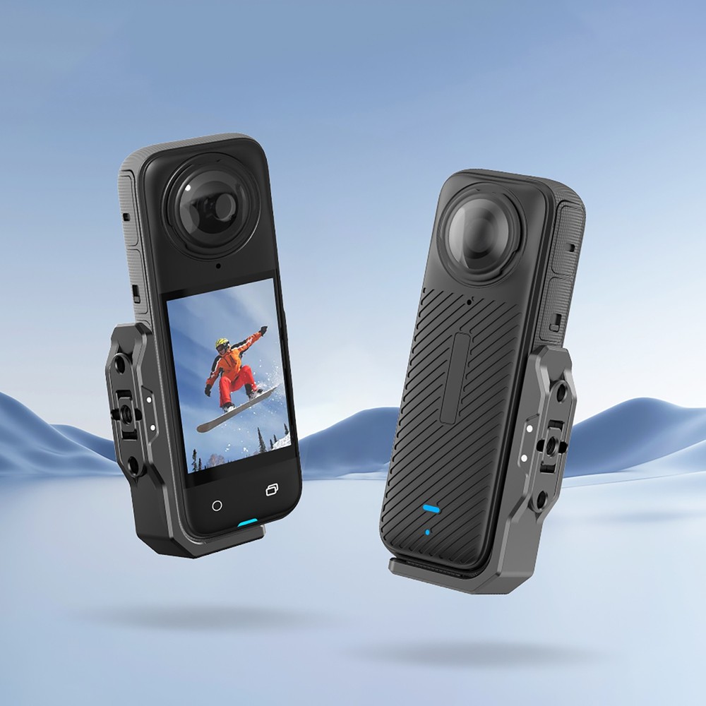 For Insta360 X4 Metal Bracket Adapter Horizontal Shooting Shockproof Bracket