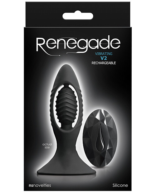 RENEGADE V2 RECHARGEABLE REMOTE CONTROL SILICONE VIBRATING BUTT PLUG