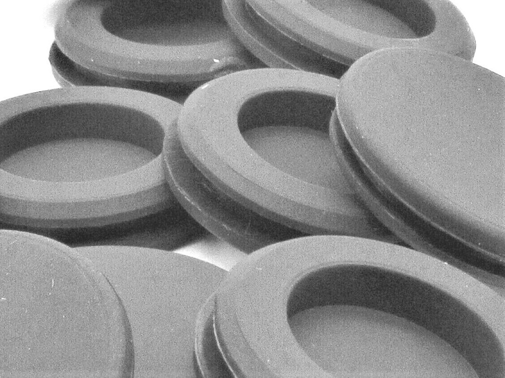 Solid Rubber Grommet Without Hole for 35mm Panel Hole 42mm OD Fits 3mm Panel