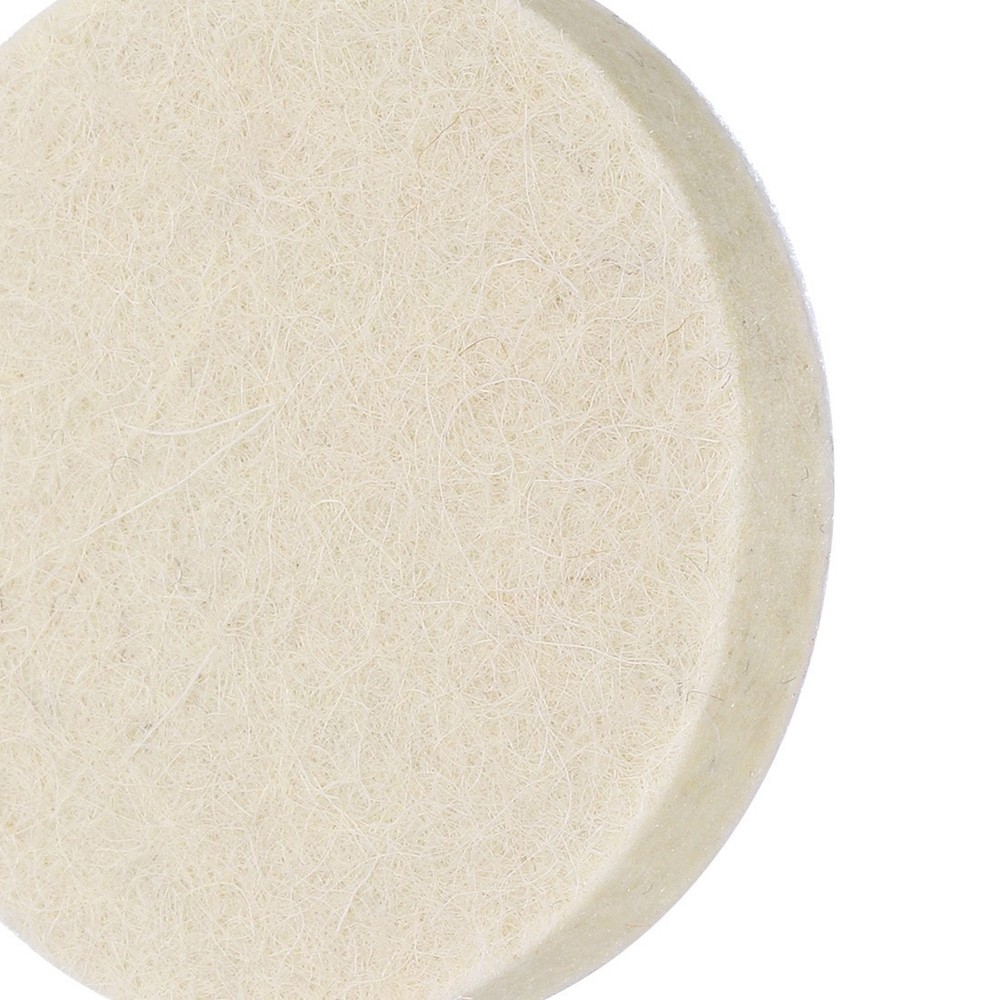 2-Inch Wool Polishing Pad Hook and Loop Buffing Wheel 17Pcs
