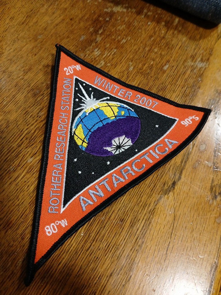 Antarctic Winterers Patch - Rare BAS Rothera 2007