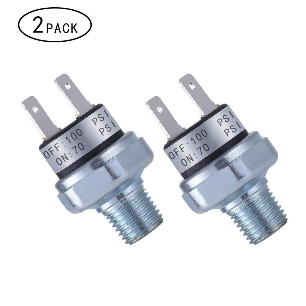 Automatic Air Pressure Switch 70-100 PSI for 12V/24V Systems - Durable Control
