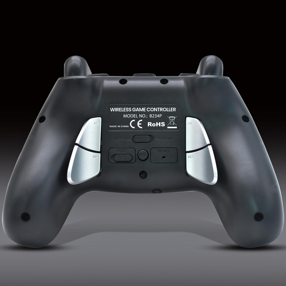 Aieloar Wireless Elite Controller for PS4, Modded Game with Black