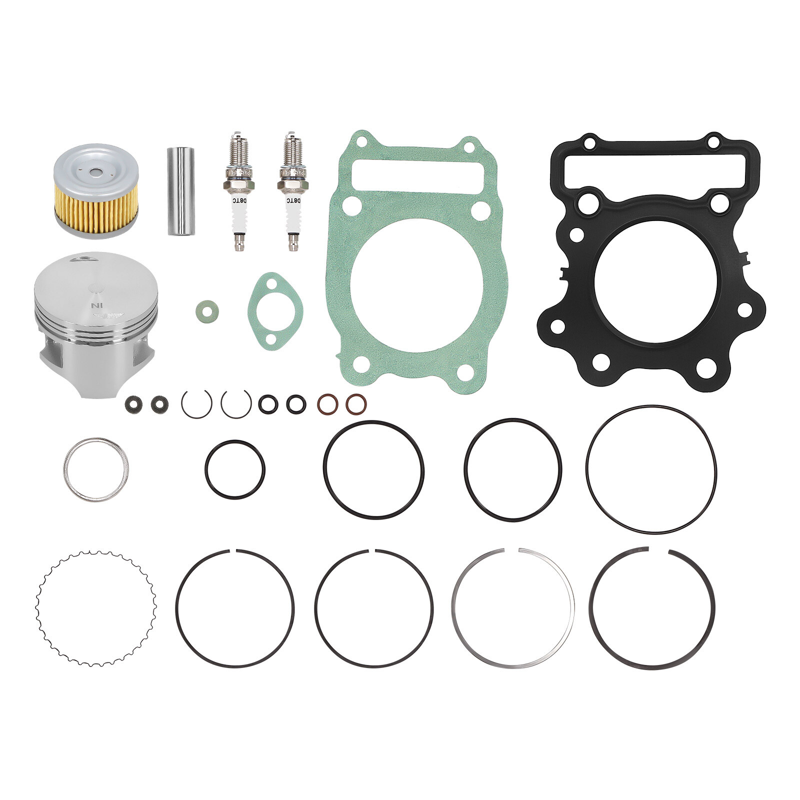 Cylinder Piston Ring Gasket Kit for Honda TRX 300 Fourtrax FW 4x4 2x4 1988-2000