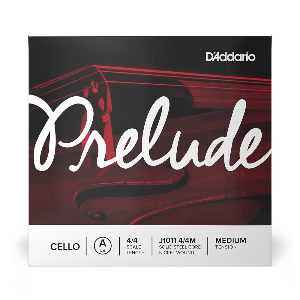 D Addario Prelude Cello A String 4 4 Size Medium Tension Solid Steel Core