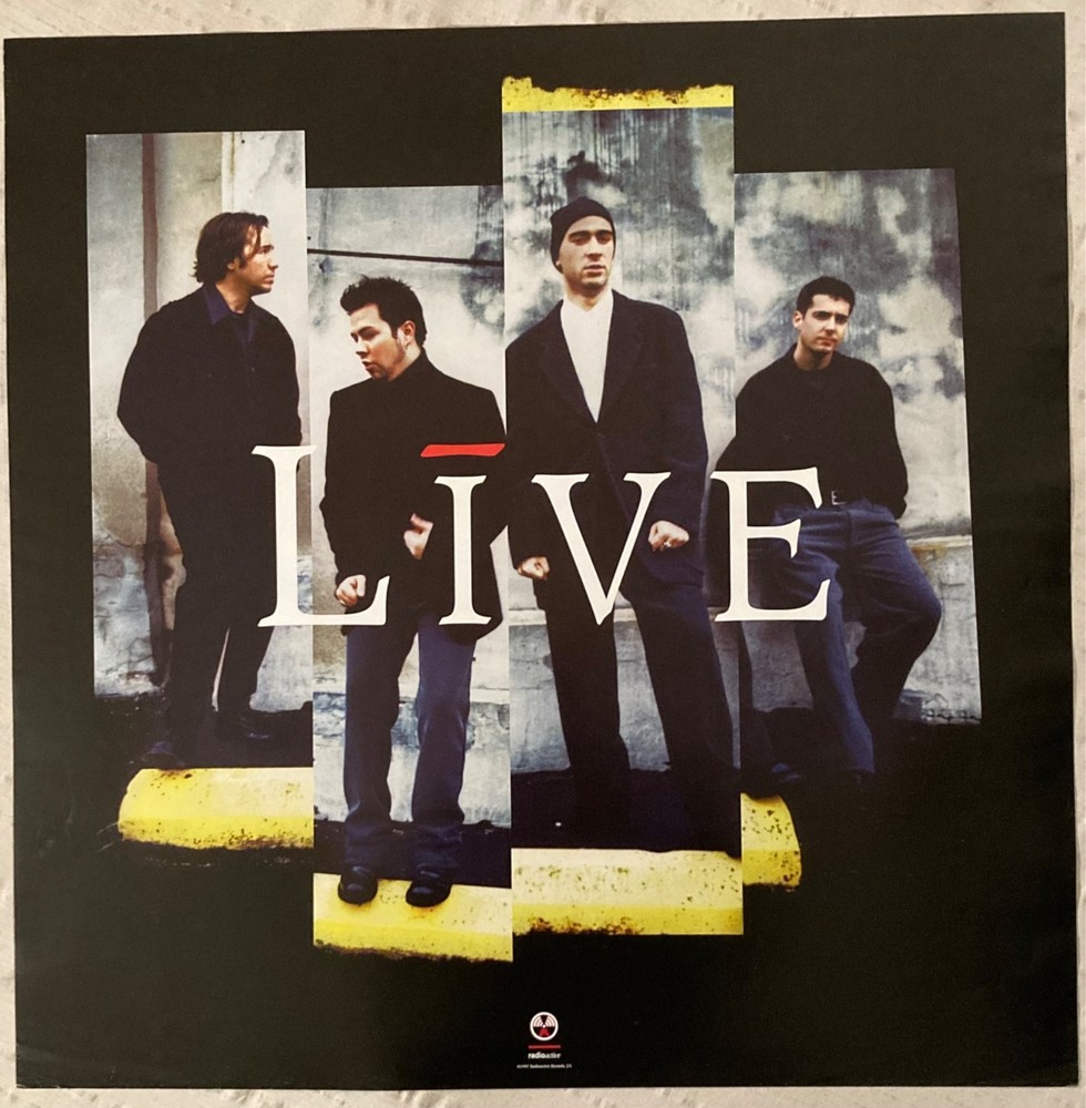 Live 1997 Two-Sided Promo Poster Secret Samadi Ed Kowalczyk O