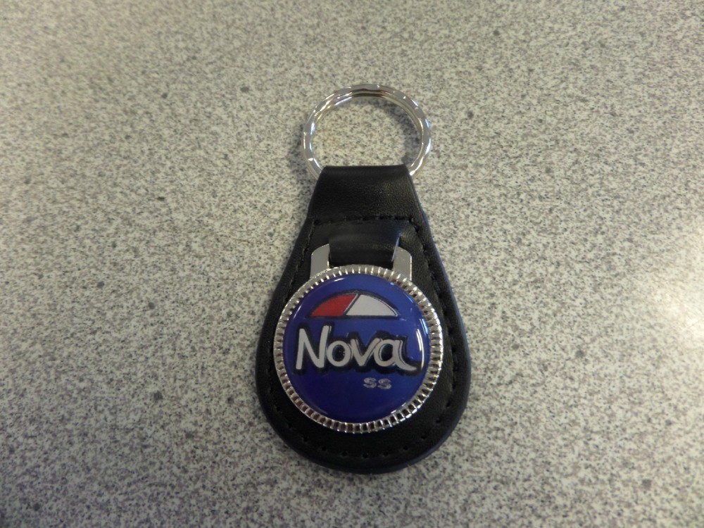 Chevrolet Nova SS Leather Key Ring
