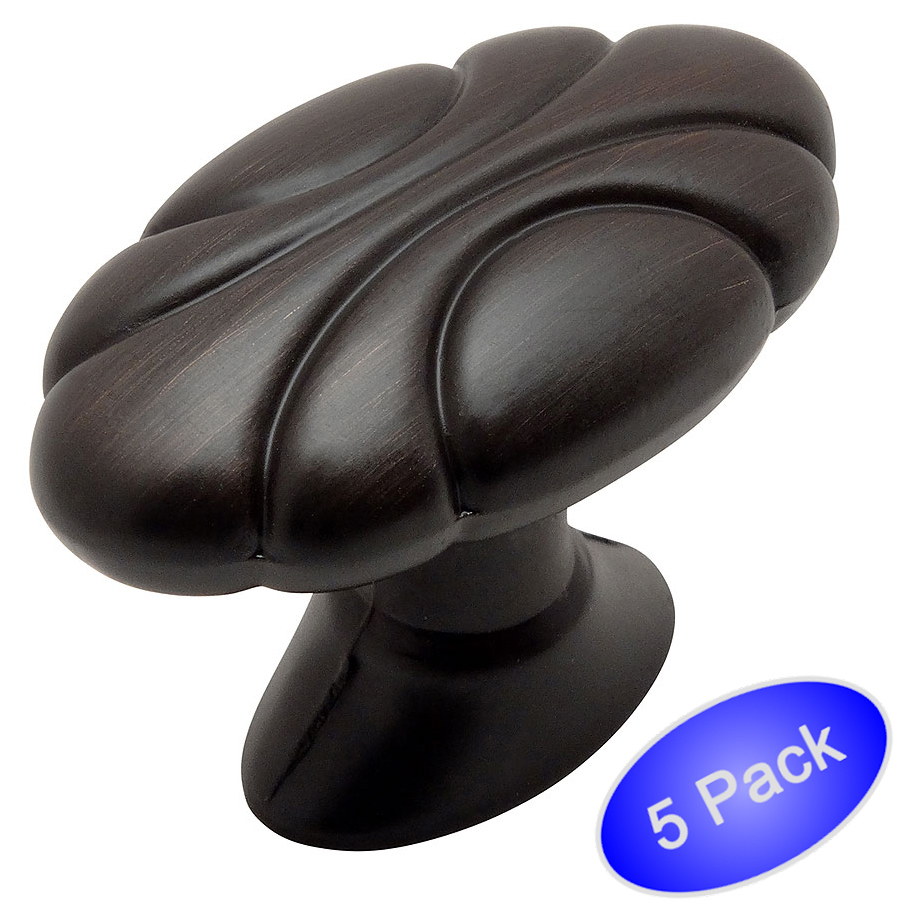 *5 Pack* Cosmas Oil Rubbed Bronze Cabinet Knobs #7783ORB