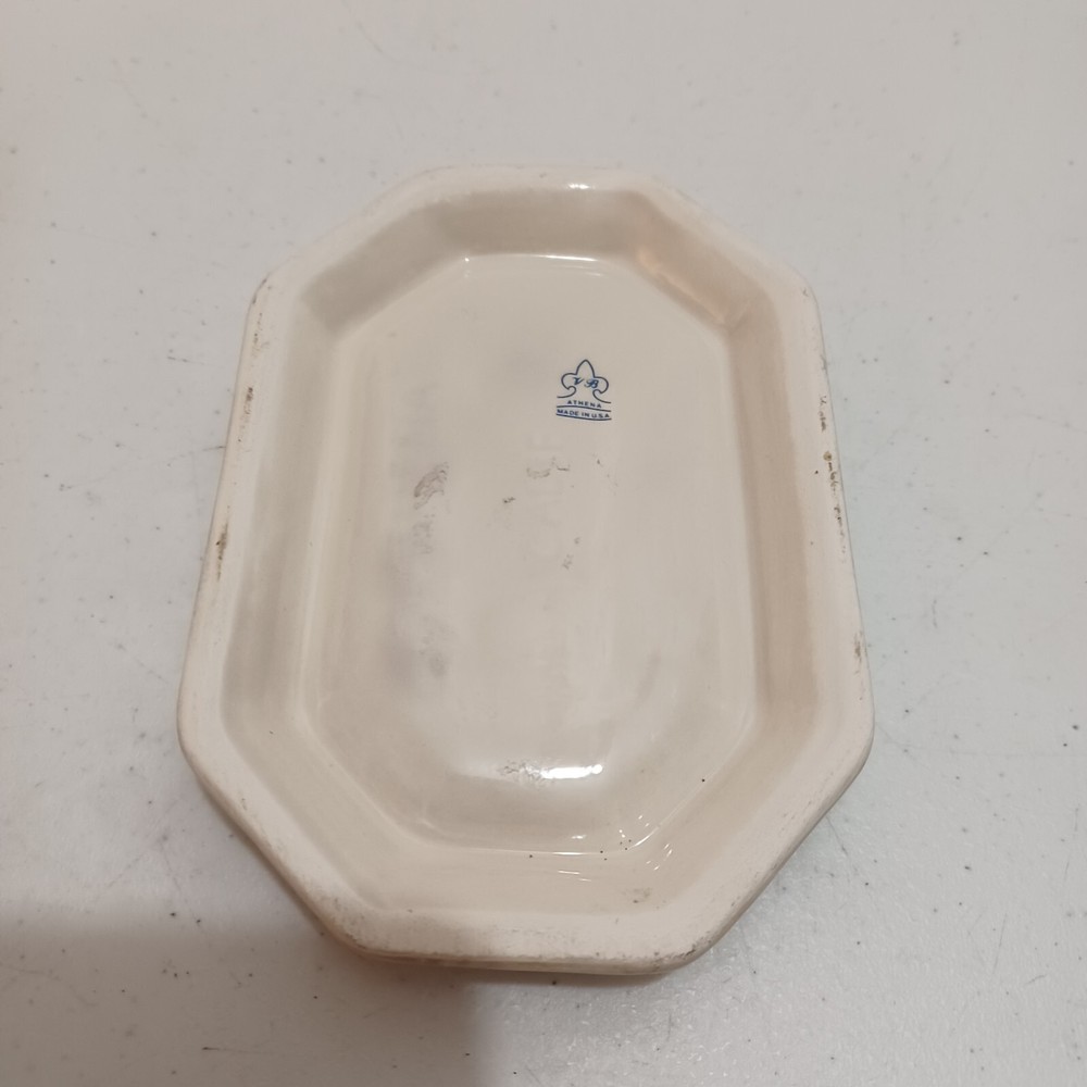 athena soap dish & toothbrush holder angel pattern