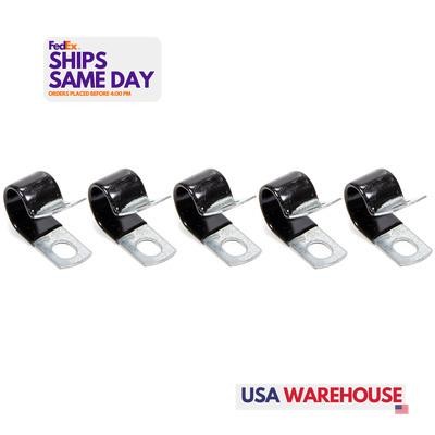 Aeroquip FCM3485, Set of 5 Zinc Steel Support Clamp .63 Id Performance Parts