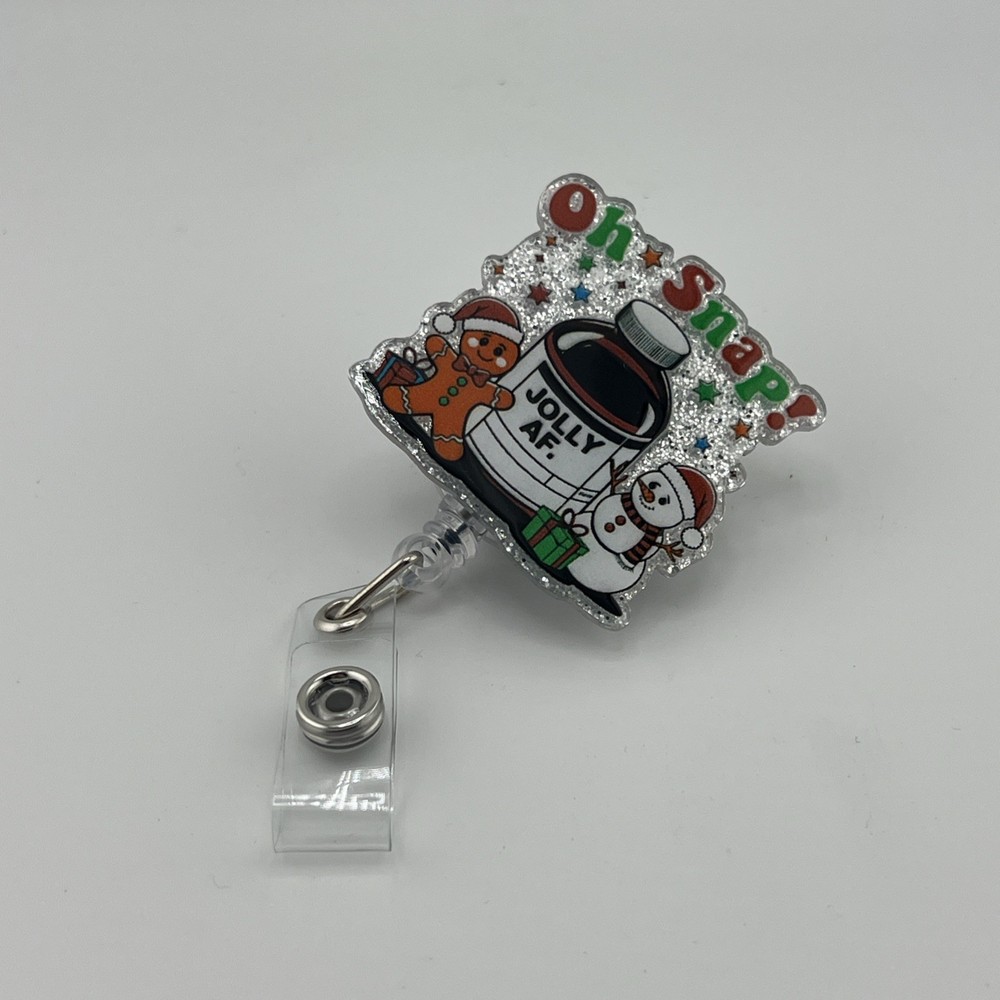 Christmas Badge holder