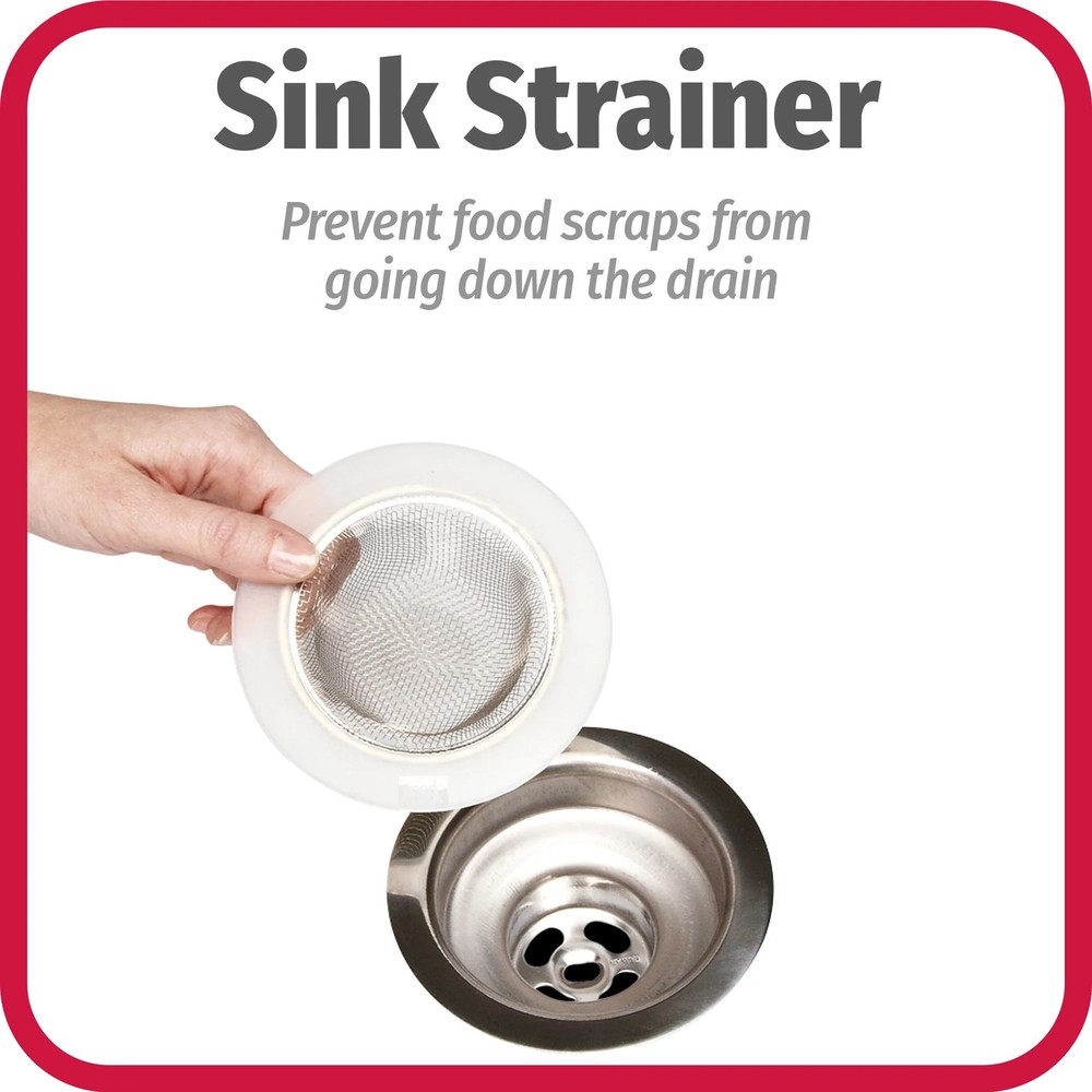 (6 pack) GoodCook Mesh Sink Strainer