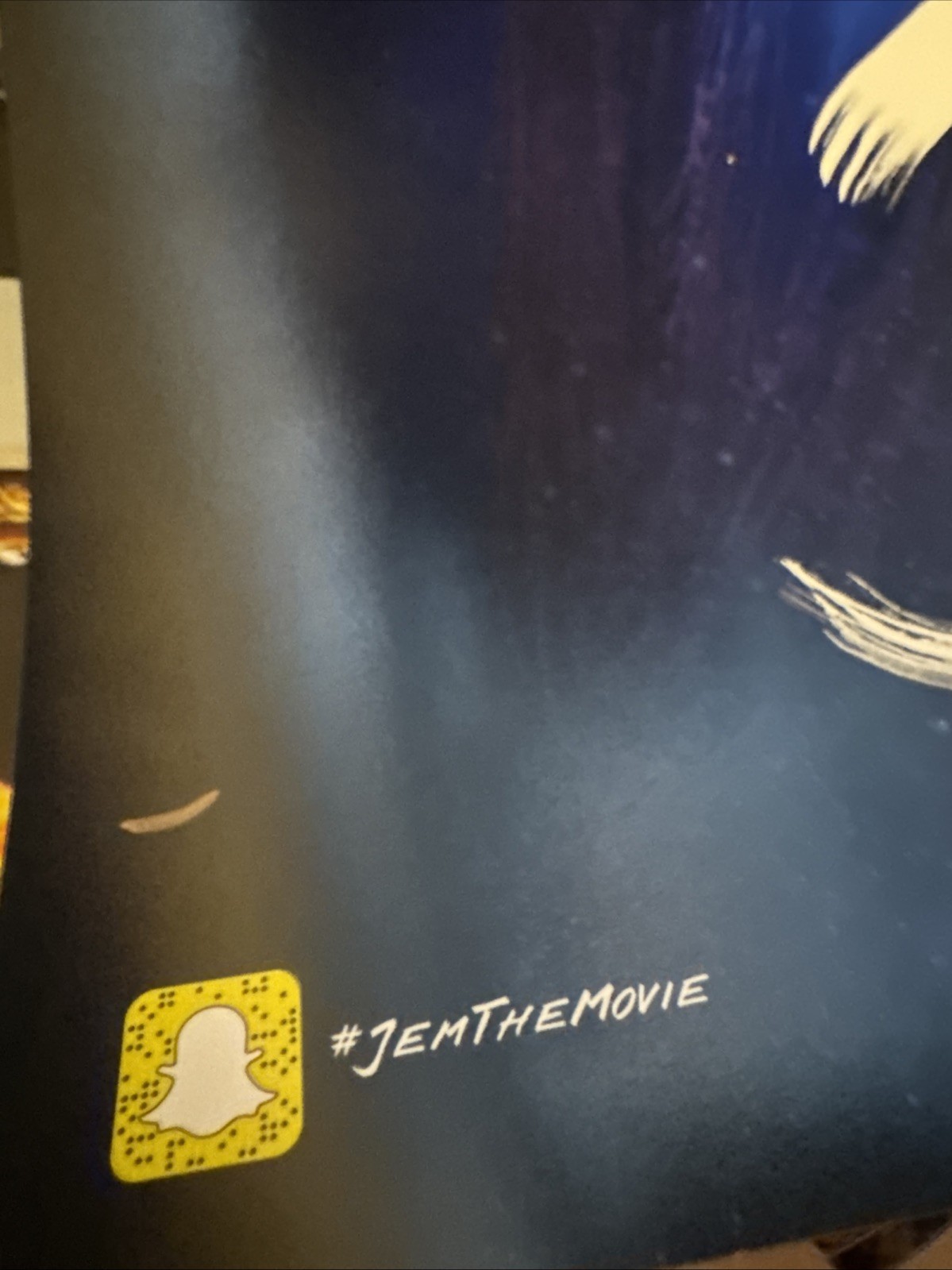 SAMANTHA NEWARK " JEM " and the Holograms signed autographed 11x17 Promo Poster