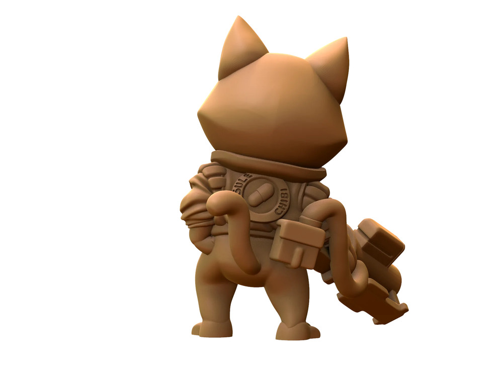 Capsule Chibi - Catneda - Cat Mercenary / Bounty Hunter