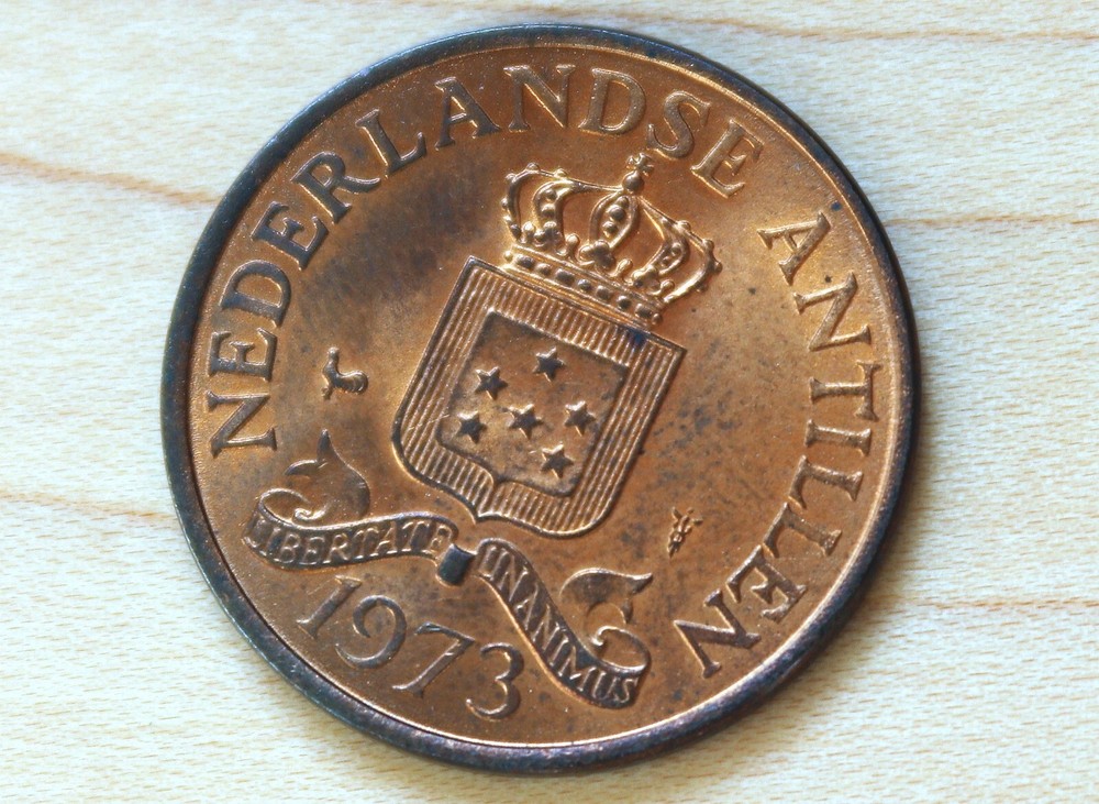 1973 Netherlands Antilles 2 1/2 Cents