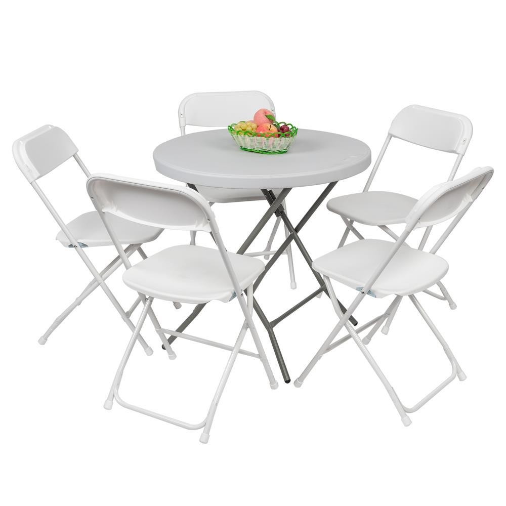 20 Pack Commercial White Plastic Folding Chair Stackable Wedding Picnic Party