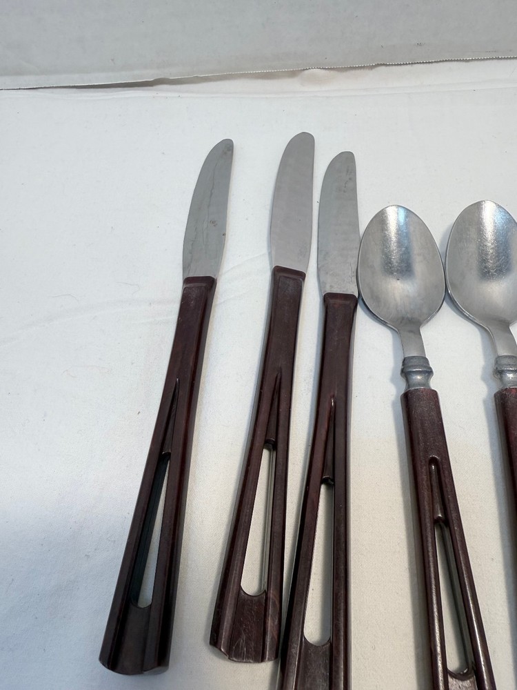Vintage Mid Century Stanhome Bakelite Flatware Set