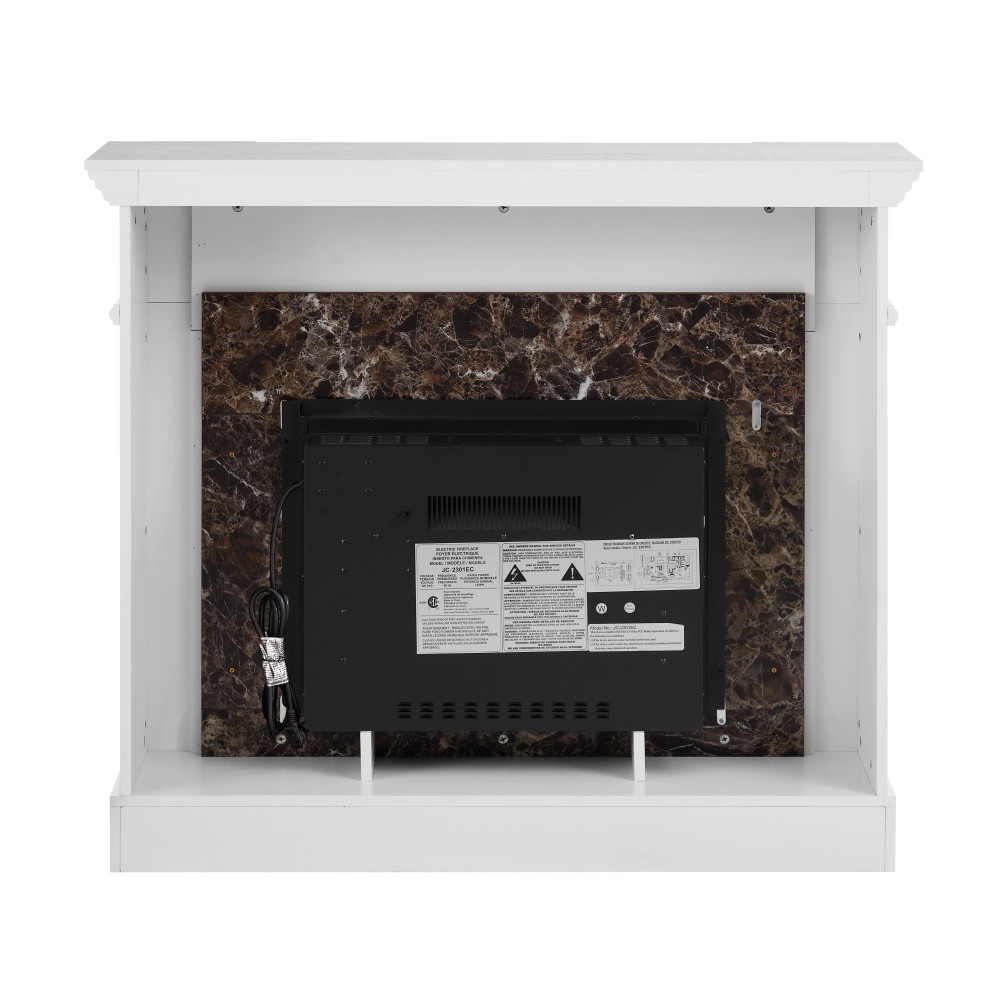 Fireplace mantel Includes remote control Adjustable flames