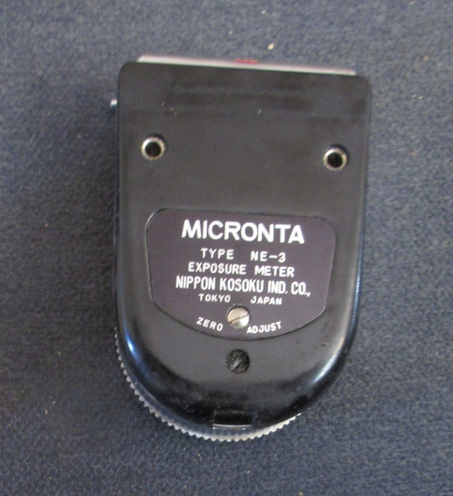 MICRONTA NE-3 Light Meter Exposure & Attachment with Cases & Instructions