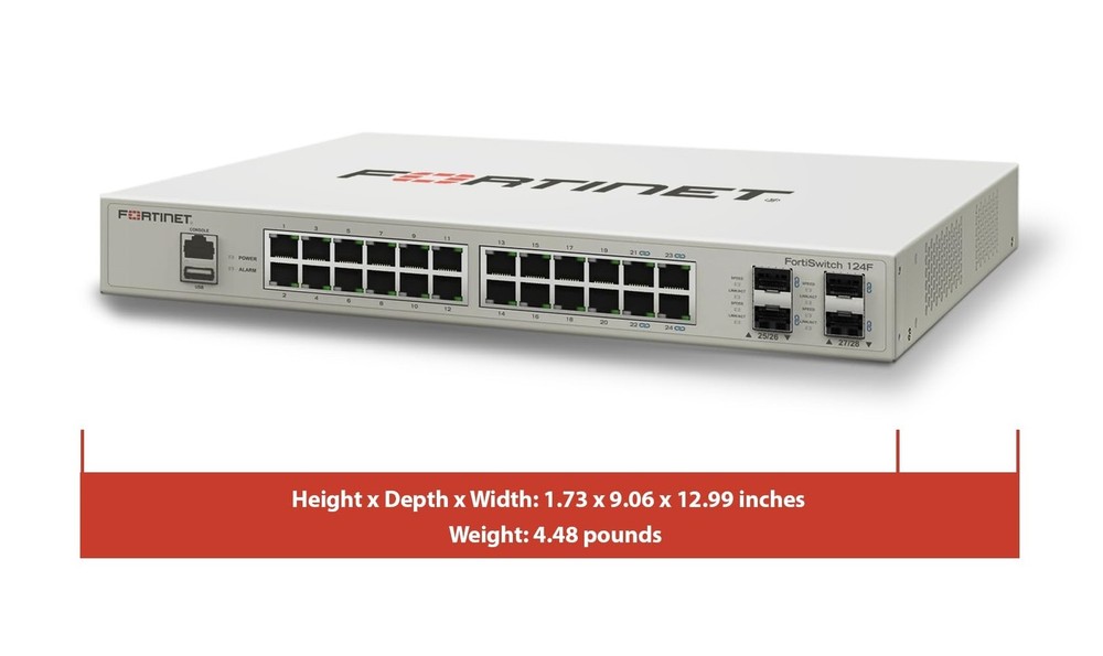 Fortinet FortiSwitch 124F Ethernet Switch FS124F