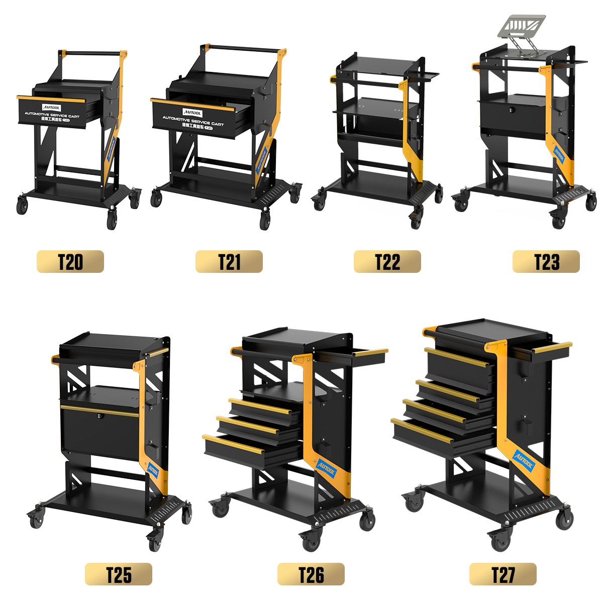 Rolling Tool Trolley Cart Storage Cabinet Car Diagnostic Service Workshop Garage