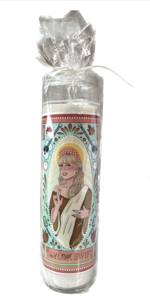 Taylor Swift Saint Prayer Candle