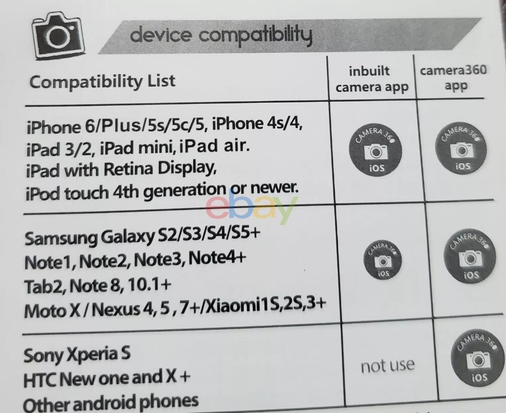 2x New Wireless Camera Bluetooth Remote Shutter For iPhone Samsung IOS Android