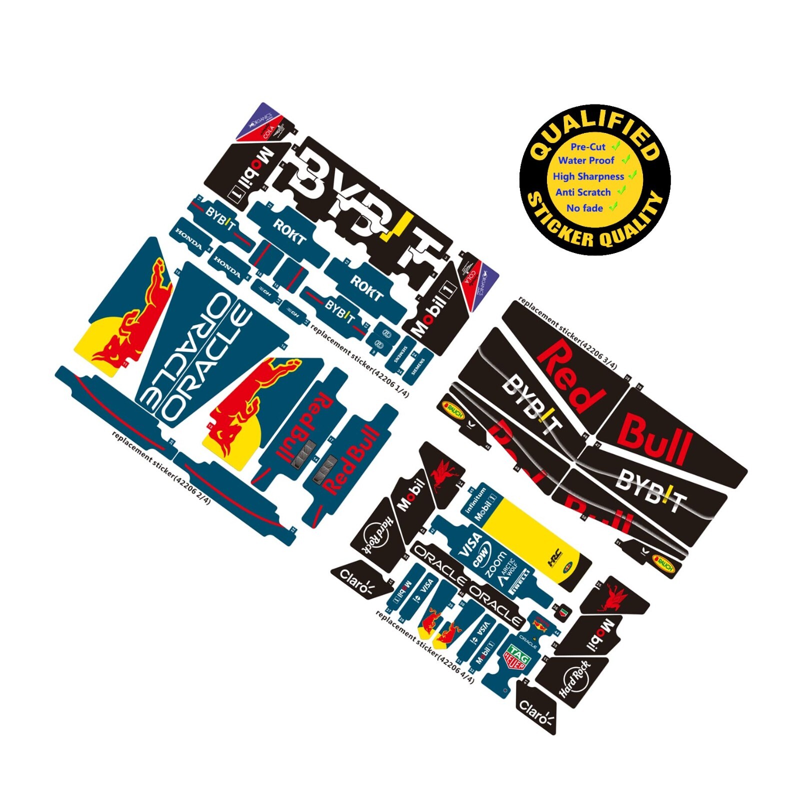 Replacement sticker for set 42206, Precut sticker only