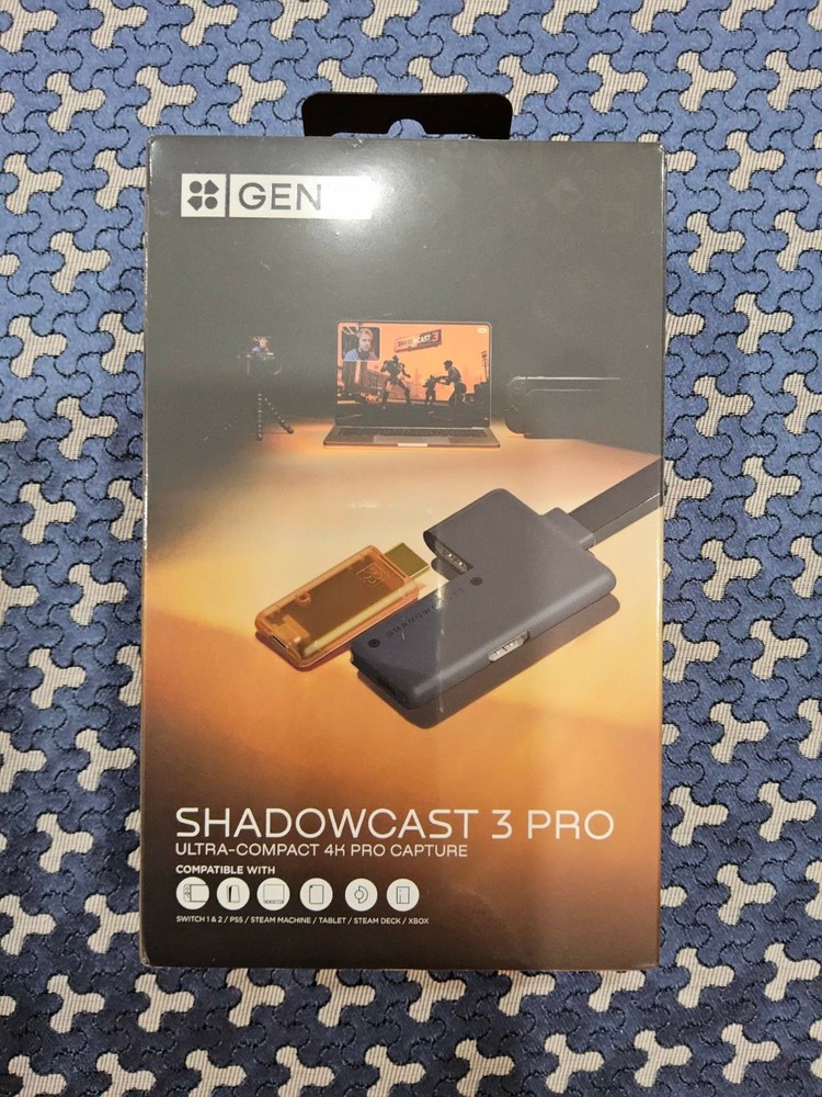 Genki ShadowCast 3 Pro: Capture Card - PS5 XBOX SWITCH NEW