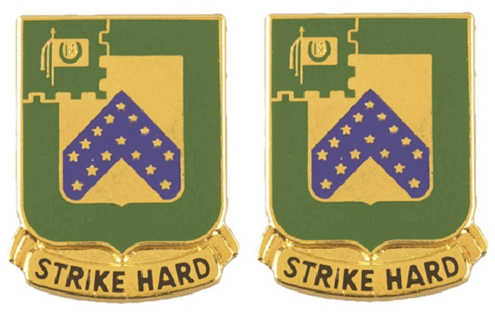 16th Cavalry Distinctive Unit Insignia - Pair - Strike Hard